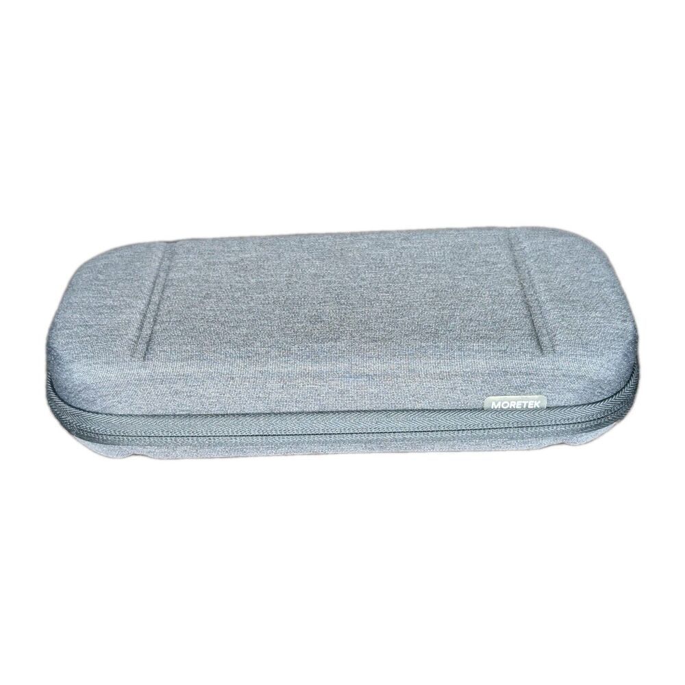 Moretek Compatible w/ Nintendo Switch Lite Carrying Case Grey Hard Shell Travel